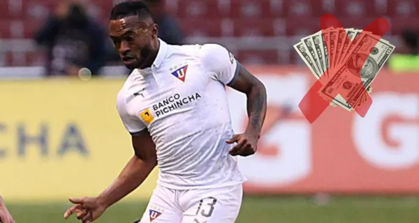 Pedro Pablo Perlaza tiene todo para salir de Liga de Quito y deberá empezar a buscar equipo. Si hay una venta LDU no recibirá los 1.2 millones en que lo compró a Delfín SC