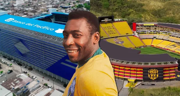 Pelé, que actualmente atraviesa un estado de salud delicado, se refirió al estadio Monumental de Barcelona SC