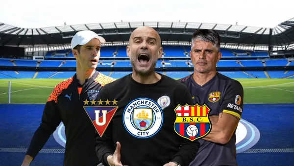 Pep Guardiola con Josep Alcácer y Diego López