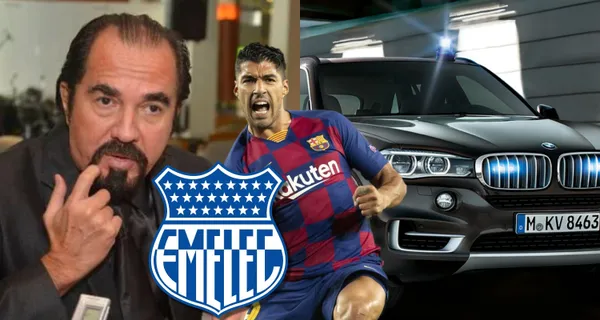 Pepe Auad dijo que le ofreció varios lujos a Luis Suárez, entre ellos un carro blindado, para firmar con Emelec