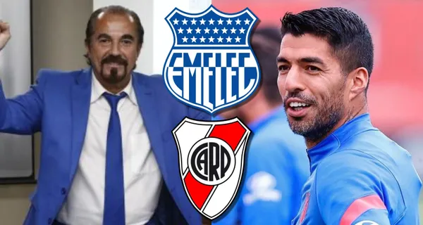 Pepe Auad ofreció un nuevo delantero para Emelec, porque se le cayó Luis Suárez