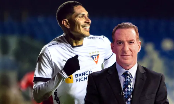 Periodista peruano disparó contra él ‘9’ de LDU de Quito.