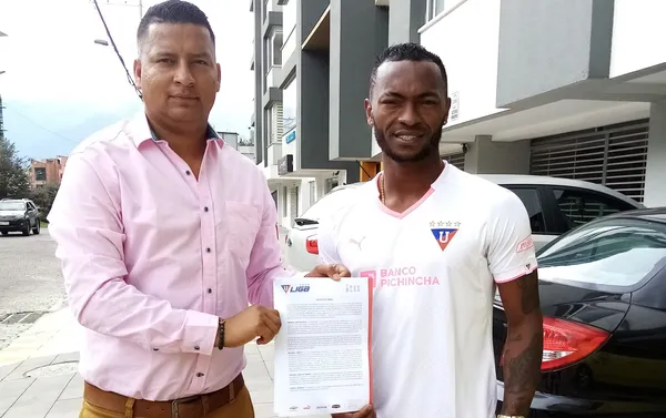 Perlaza tuvo propuestas del exterior pero eligió a Liga de Quito por jugar con AV25