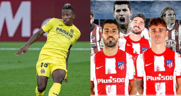 Pervis Estupiñán fue titular en el cotejo entre Atlético Madrid ante Villarreal y logró taponar a uno de los jugadores más caros del plantel de Diego Simeone