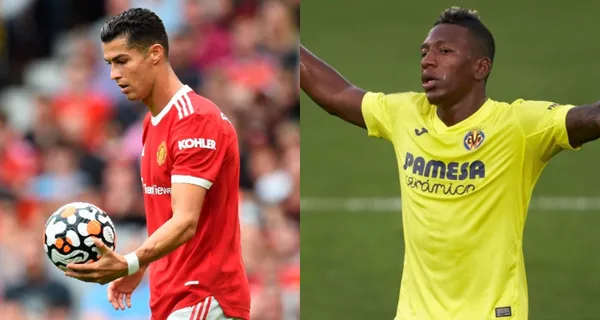 Pervis Estupiñán jugó mediahora con Villarreal, en la derrota contra el Manchester United en Champions League, y en la última jugada se le escapó la marca de Cristiano Ronaldo para el tanto del triunfo de los locales