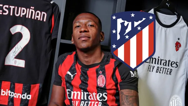 Pervis Estupiñán podría dejar AC Milan por llegar al Atlético de Madrid en los siguientes meses