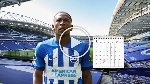 Pervis Estupiñán preocupado, calendario. Foto tomada de: Mundo Deportivo/Brighton