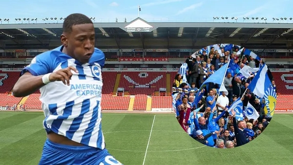 Pervis Estupiñán trató de hacer una chilena desde su área