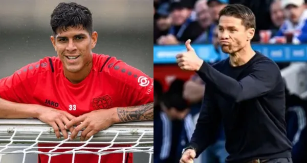 Pese a la expulsión en Bayer Leverkusen, Piero Hincapié no descansa para cuando deba volver. Mira lo que hizo para ganarse los aplausos de Xabi Alonso