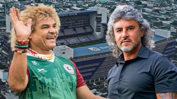 Pibe Valderrama y Leonel Álvarez (Foto tomada de: Wikipedia/Leonel Álvarez/EFE)