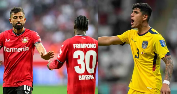 Piero Hicanpié fue expulsado en la Bundesliga y así le fue al Leverkusen sin él