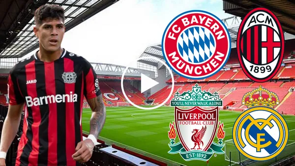 Piero Hincapié en Anfield (Foto tomada de: Palco 23/Bayer Leverkusen/Wikipedia/Marca)