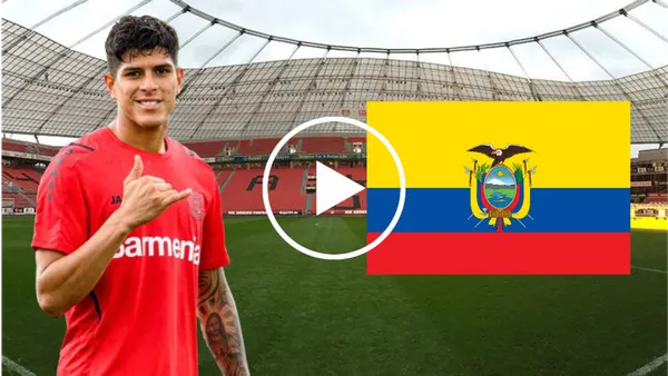 Piero Hincapié en el BayArena (Foto tomada de: Récord/Bayer Leverkusen/Wikipedia)