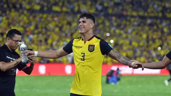 Piero Hincapié en la Selección Ecuatoriana / Foto tomada de: API