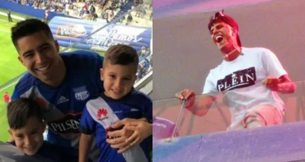 Piero Hincapié estuvo en el Capwell y festejó por Emelec, mientras tanto esto hacía Cristhian Noboa desde Rusia