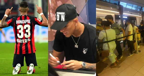 Piero Hincapié estuvo en un centro comercial de Guayaquil donde todo fue un caos y le gritaron goleador