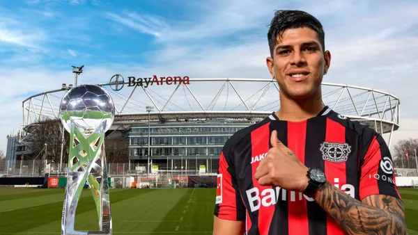 Piero Hincapié (Foto tomada de: BayArena/Piero Hincapié/Bundesliga)