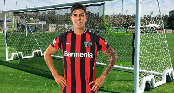 Piero Hincapié fue parte del arco del Bayer Leverkusen en uno de los entrenamientos