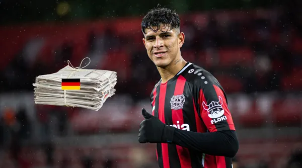 Piero Hincapié fue titular con Bayer Leverkusen por Europa League.
