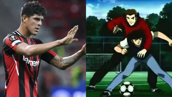 Piero Hincapié hizo la famosa defensa de la serpiente, del jugador Clemente del Cataluña