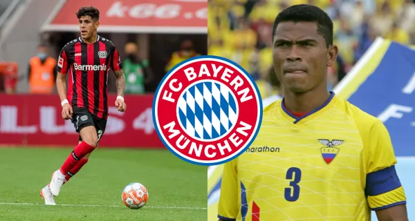 Piero Hincapié jugó ante Bayern Múnich y les sacaron un empate a los mejores de la Bundesliga