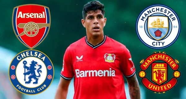 Piero Hincapié la está rompiendo en Bayer Leverkusen como lateral izquierdo y un grande de Inglaterra anda buscando un jugador en dicha posición