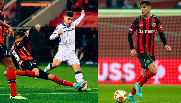 Piero Hincapié mostró su descontento con lo ocurrido en el partido con el Atalanta