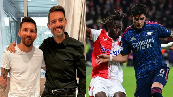 Piero Hincapié-Pablo Giralt / Foto: Infobae