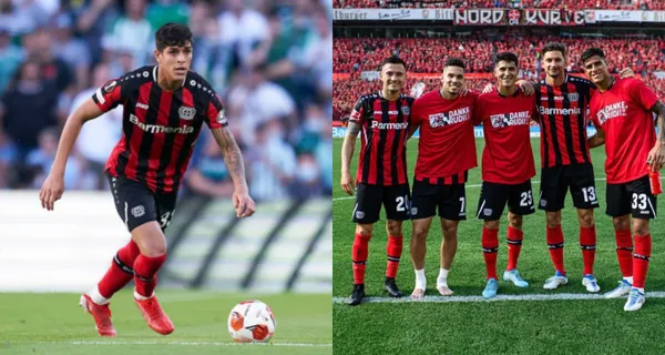 Piero Hincapié practicó tiros al arco y definió como si fuera delantero, atrayendo las miradas de la prensa mexicana