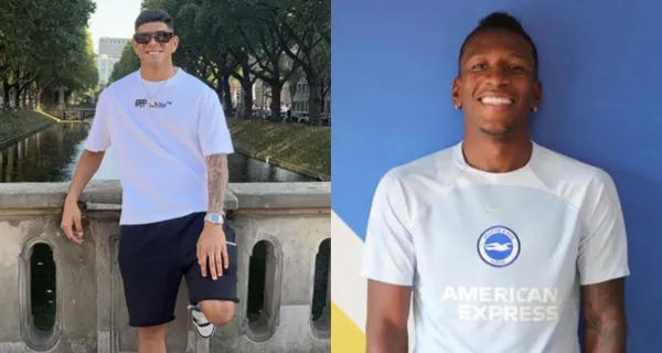 Piero Hincapié salió un momento tras los entrenamientos de Bayer Leverkusen, en cambio mira lo que hizo Pervis Estupiñán en Brighton