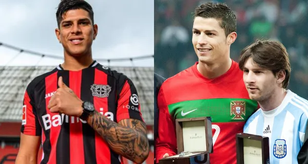 Piero Hincapié tiene sed de victoria en el fútbol europeo y le preguntaron a quien prefiere entre los dos astros del fútbol, Cristiano Ronaldo o Lionel Messi