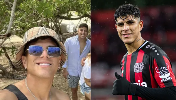 Piero Hincapié volvió a las canchas luego de un tiempo de merecidas vacaciones