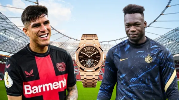 Piero Hincapié y Felipe Caicedo en el BayArena (Foto tomada de: Wikipedia/Piero Hincapié/Transfermarkt)