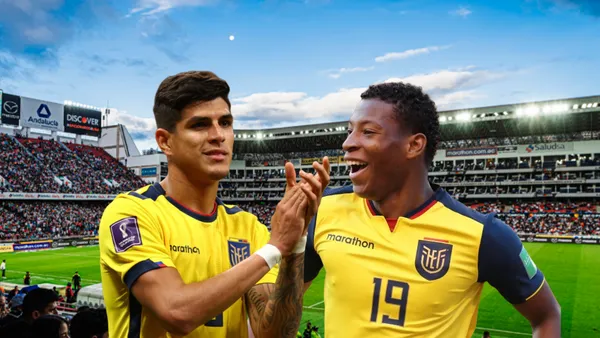 Piero Hincapié y Gonzalo Plata se juntaron antes de finalizar el año