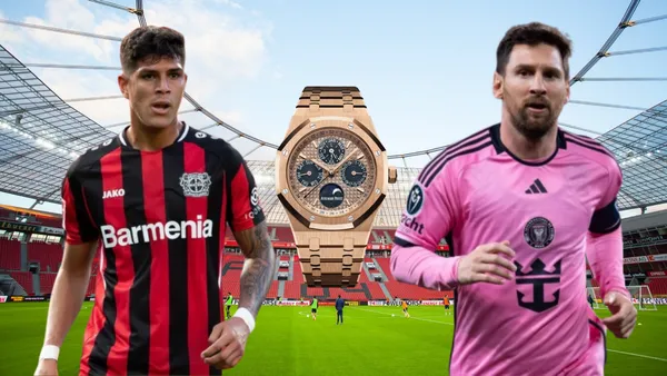 Piero Hincapié y Lionel Messi (Foto tomada de: Wikipedia/Piero Hincapié/Transfermarkt/Anahúac)