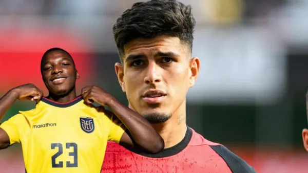 Piero Hincapié y Moisés Caicedo