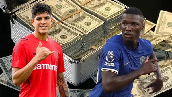 Piero Hincapié y Moisés Caicedo (Foto tomada de: Definición/Chelsea/Piero Hincapié)