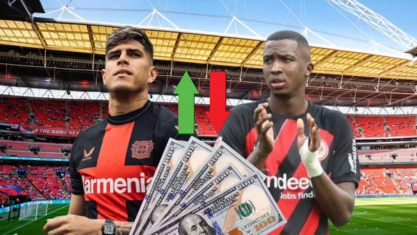 Piero Hincapié y William Pacho valorizados en el mercado