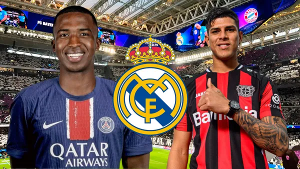 Piero Hincapié y Willian Pacho (Foto tomada de: Wikipedia/Bayer Leverkusen/PSG)