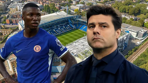 Pochettino se equivocó y le puede costar a Moisés Caicedo (Foto tomada de: Wikipedia/El Telégrafo/El Mundo)