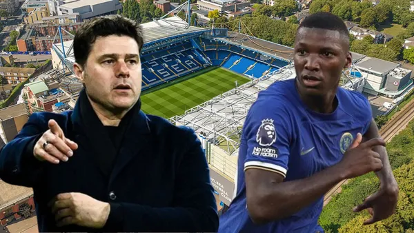 Pochettino terminó culpando a Moisés Caicedo del empate