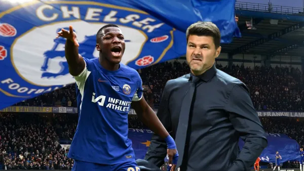 Pochettino y Moisés Caicedo decepcionados a pesar del triunfo de Chelsea