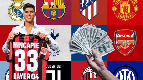 Podrían romper un récord de transferencia por Piero Hincapié