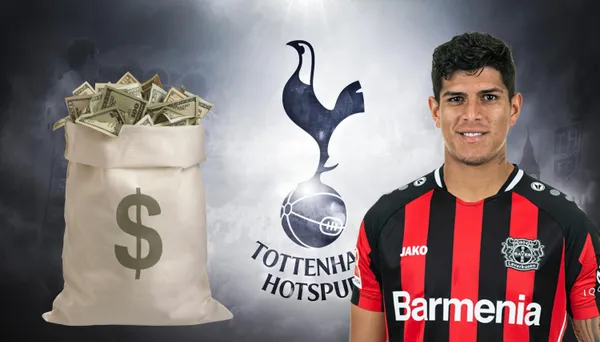 Prensa inglesa asegura que Piero Hincapié es nuevo jugador del Tottenham de Inglaterra