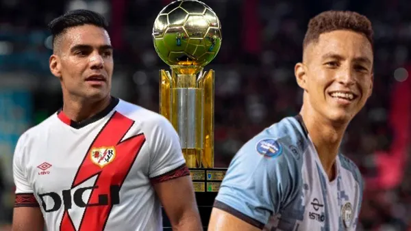 Radamel Falcao y Miguel Parrales