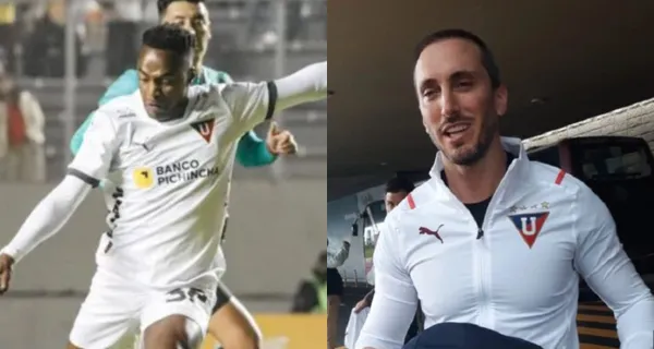 Renato Ibarra marcó su debut en Liga de Quito en la Liga Pro 2023 contra Deportivo Cuenca