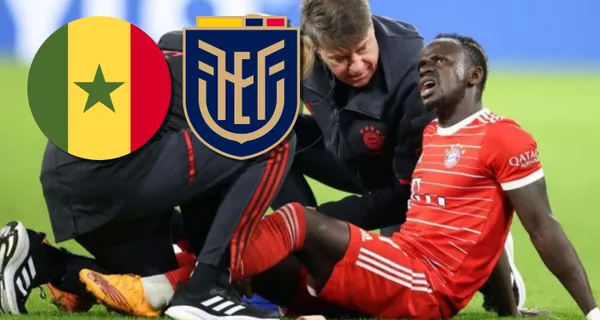 Reportan que Sadio Mané se lesionó ante Bayern Múnich y encendió las alarmas en Senegal, que es rival de la Selección Ecuatoriana