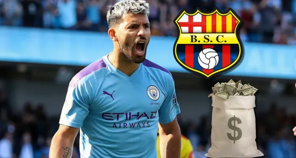 Revelan que Sergio Agüero será el invitado a la Noche Amarilla de Barcelona SC pero mira lo que deben pagar en el plantel