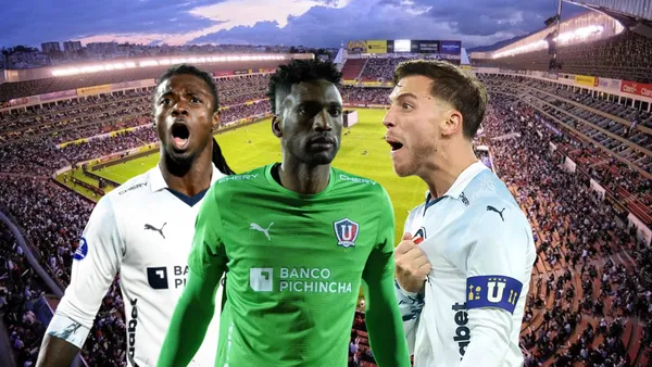 Ricardo Adé, Alexander Domínguez, Ezequiel Piovi. Foto tomada de: API/LDU