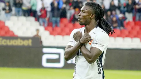 Ricardo Adé en Liga de Quito / Fotot tomada de: API